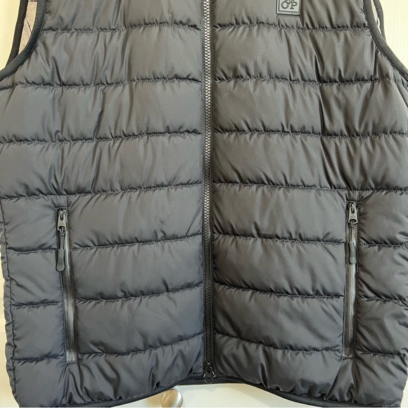 Marc O’ Polo Quilted Waistcoat Vest Recycled Fabric Black Men’s Medium - Picture 7 of 15